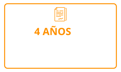 4 AÑOS DE ARRIENDO