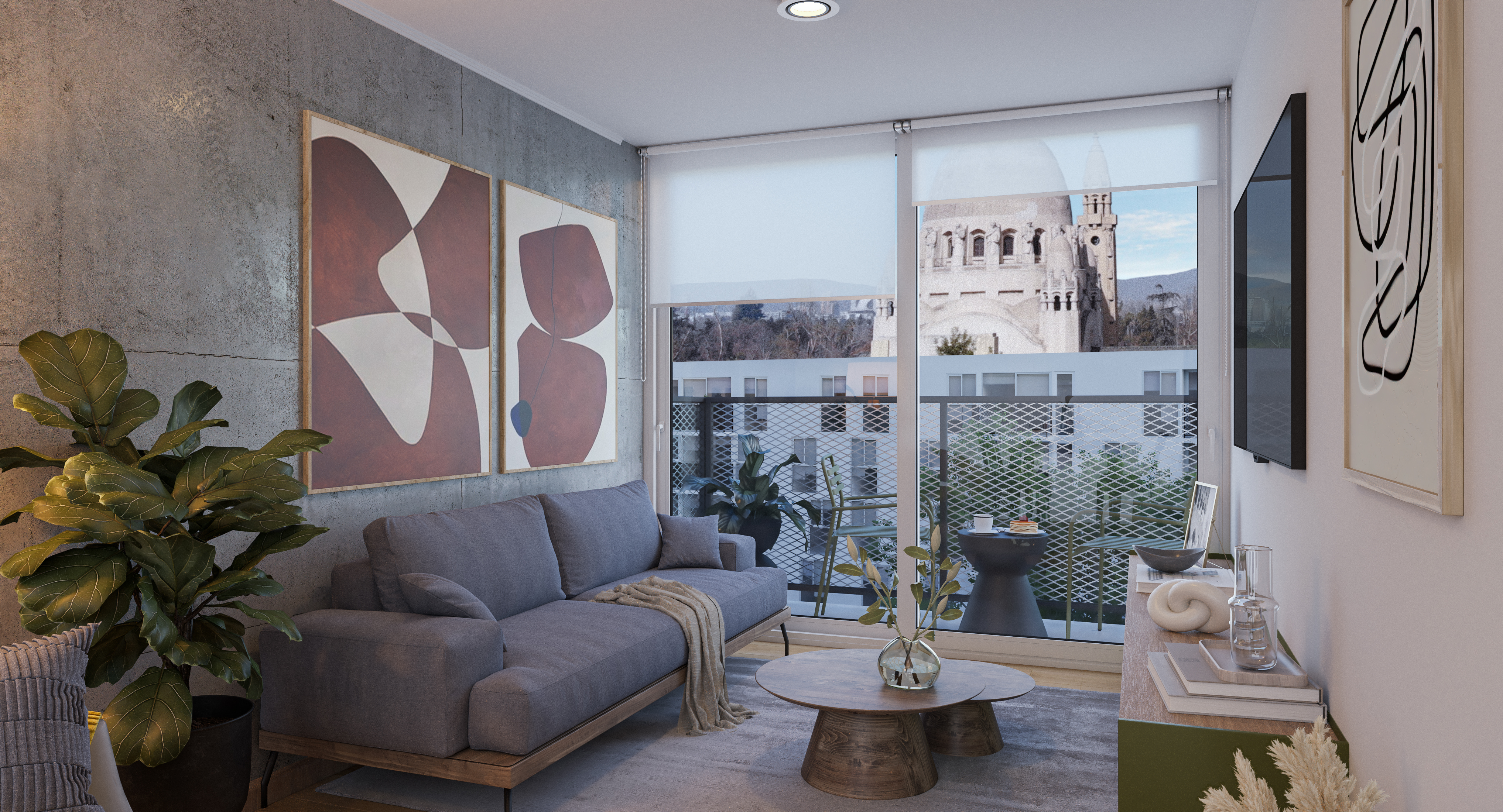 Plaza de Lourdes - Interior